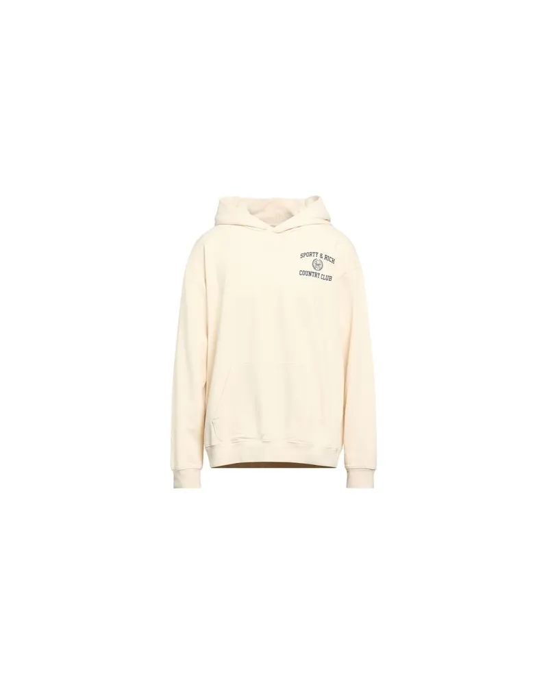 SPORTY & RICH TOPS - Sweatshirtsauf YOOX.COM Cremeweiß