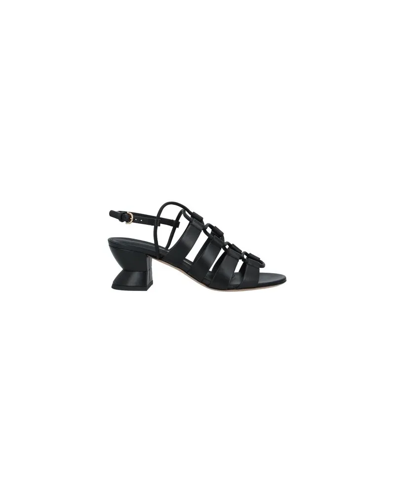 Ferragamo SCHUHE - Sandalenauf YOOX.COM Schwarz