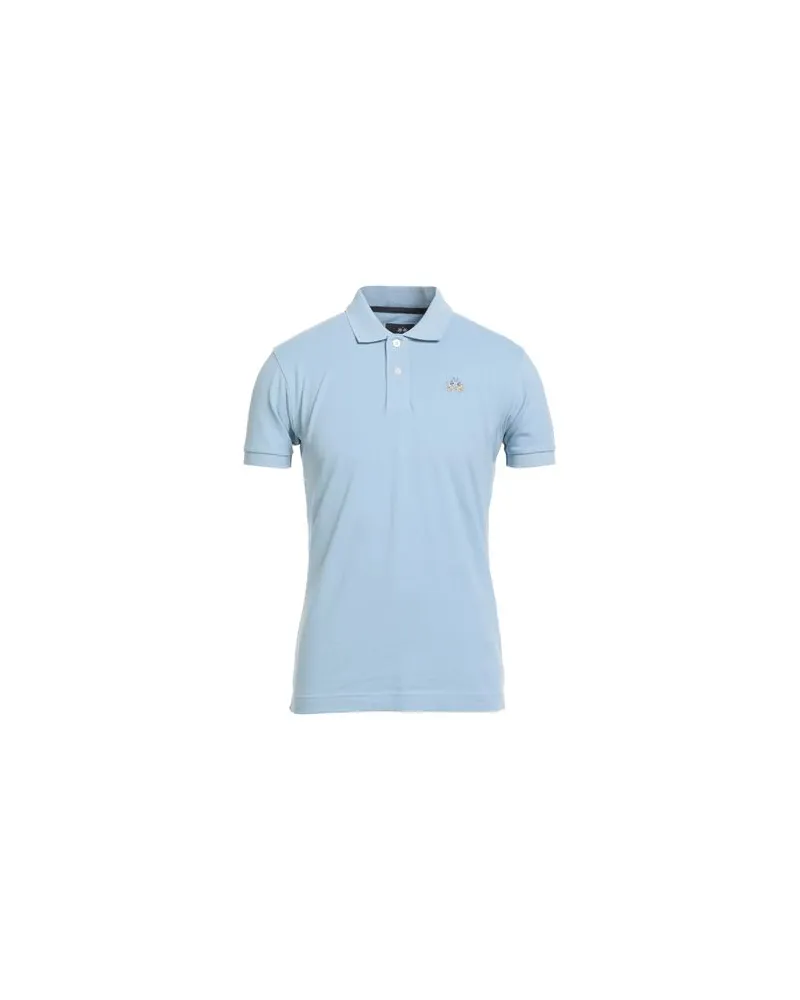 La Martina TOPS - Poloshirtsauf YOOX.COM Himmelblau