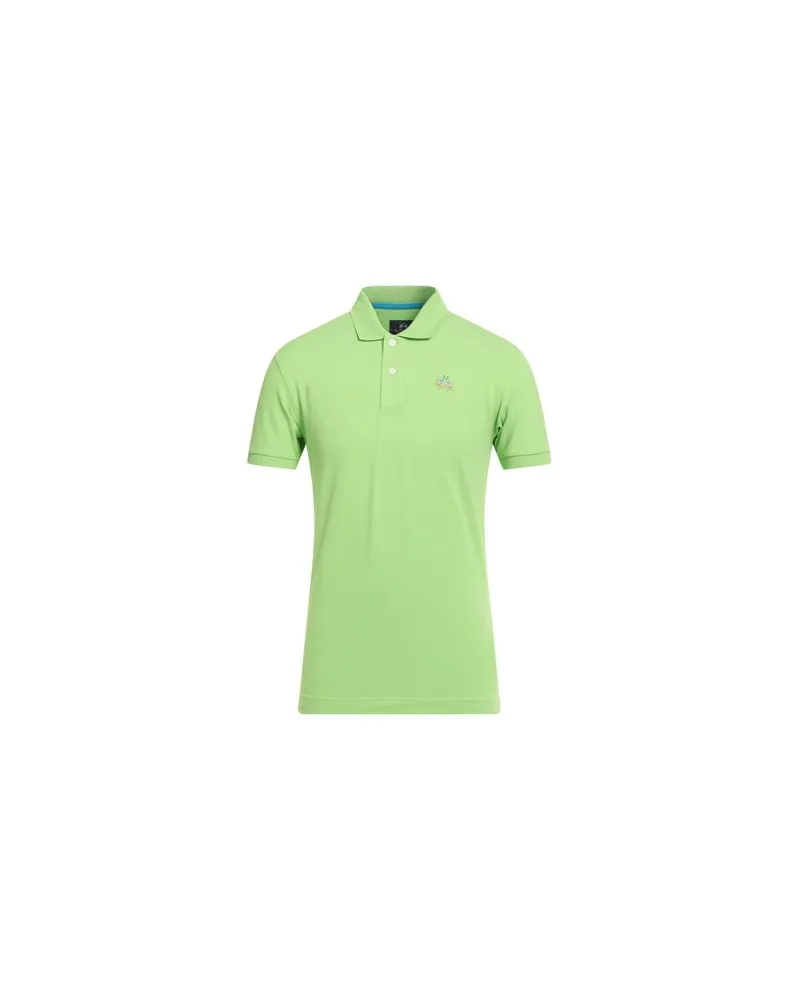 La Martina TOPS - Poloshirtsauf YOOX.COM Limettengrün