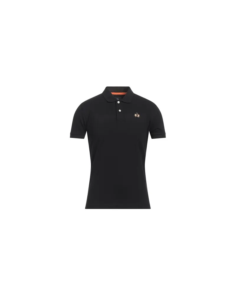 La Martina TOPS - Poloshirtsauf YOOX.COM Schwarz