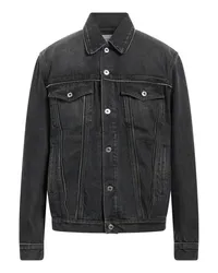 OFF-WHITE Jeansjacke/-mantel Schwarz