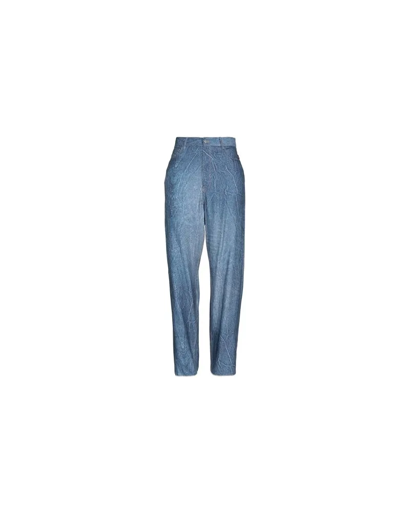 Laneus HOSEN & RÖCKE - Hosenauf YOOX.COM Blau