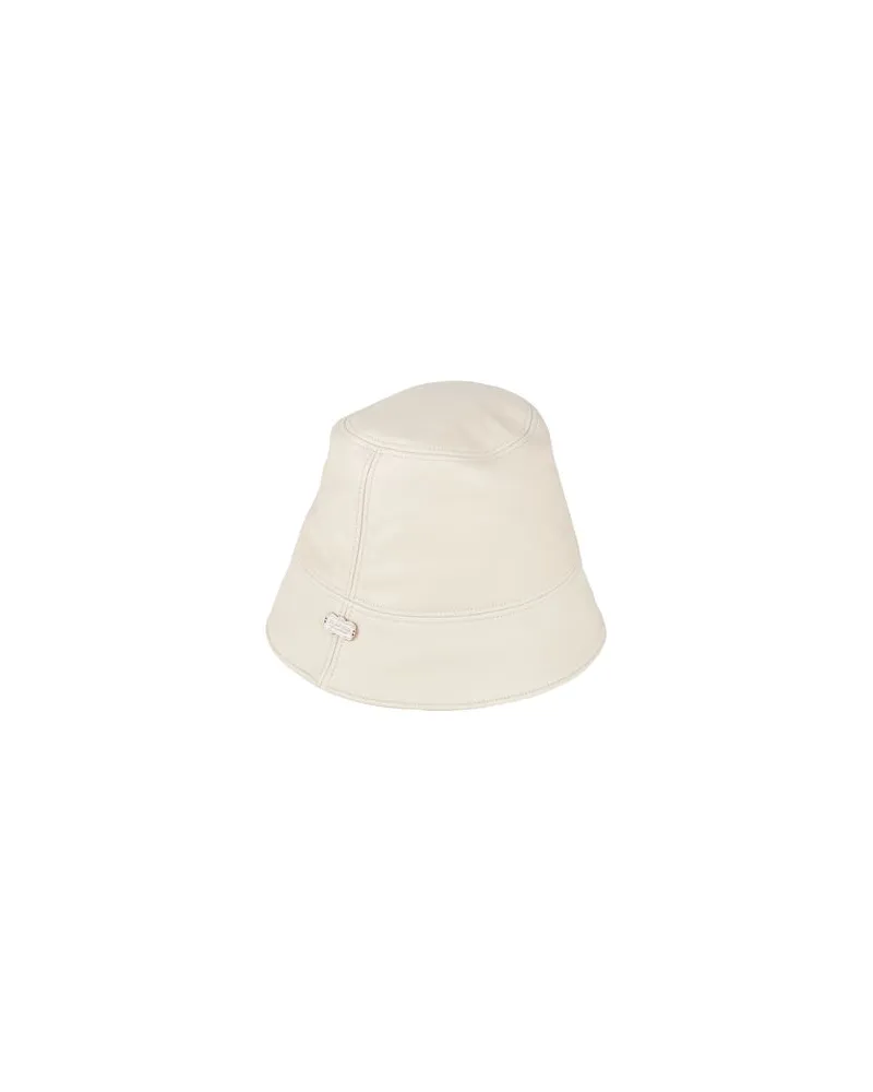 AGNONA ACCESSOIRES - Mützen & Hüteauf YOOX.COM Cremeweiß