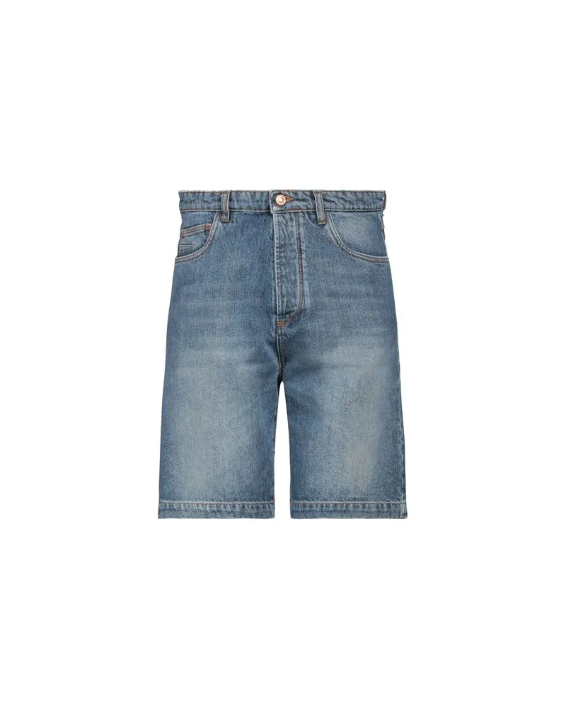 OFFICINA 36 HOSEN & RÖCKE - Jeansshortsauf YOOX.COM Blau