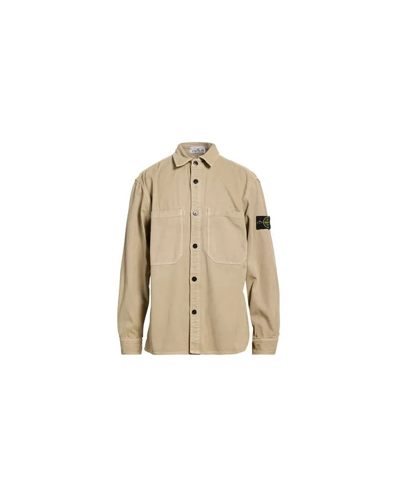 Stone Island TOPS - Hemdenauf YOOX.COM Sand