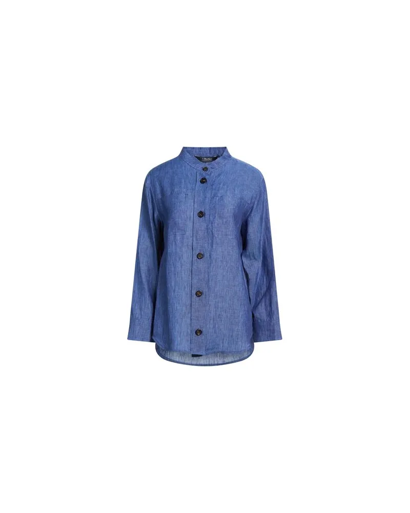Max Mara TOPS - Hemdenauf YOOX.COM Blau