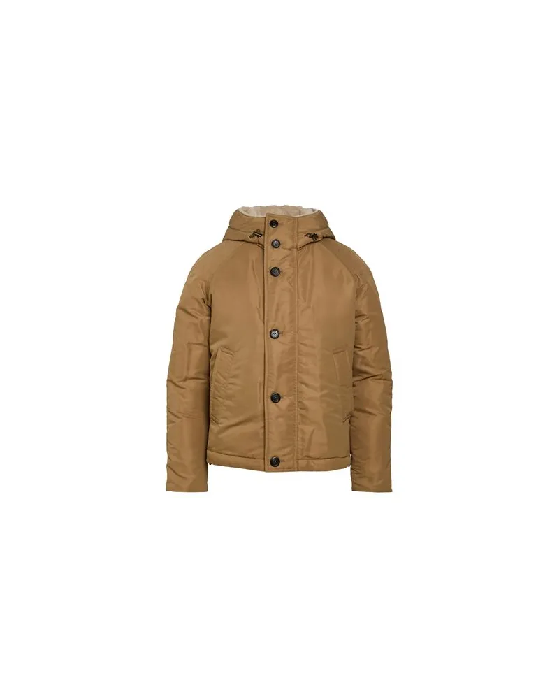 TOD'S JACKEN & MÄNTEL - Pufferjacken & Daunenjackenauf YOOX.COM Kamel