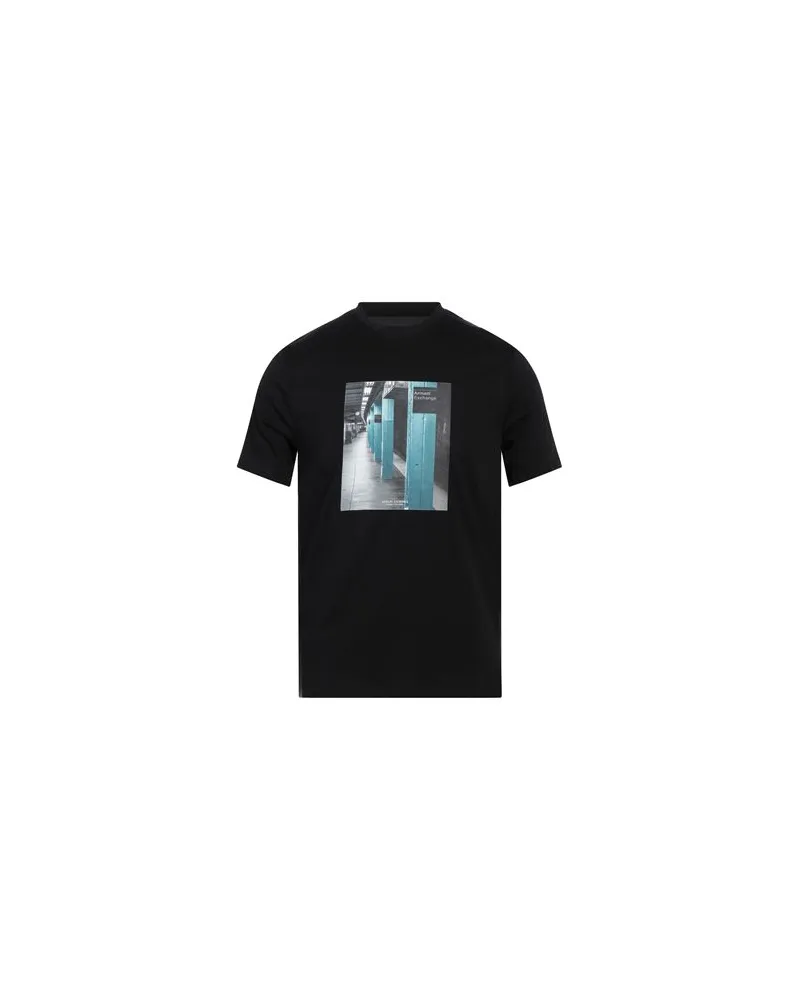 Armani Exchange TOPS - T-shirtsauf YOOX.COM Schwarz