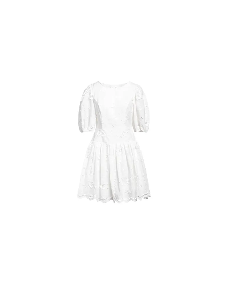 Marchesa KLEIDER - Mini-Kleiderauf YOOX.COM Weiß