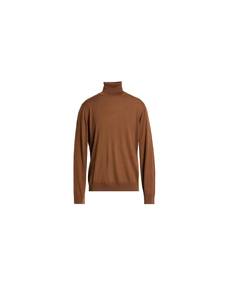 Alpha Studio STRICKWAREN - Rollkragenpulloverauf YOOX.COM Braun