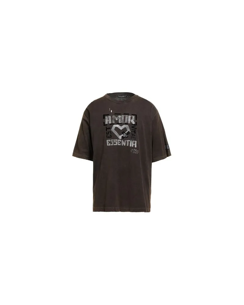 Dolce & Gabbana TOPS - T-shirtsauf YOOX.COM Schokobraun
