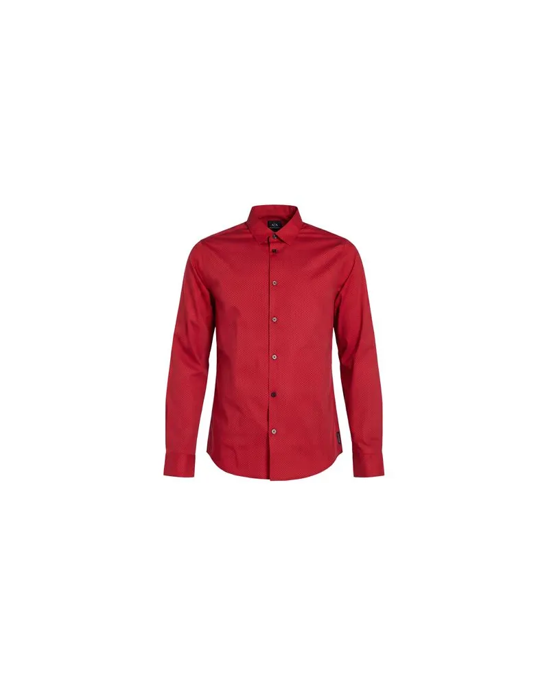 Armani Exchange TOPS - Hemdenauf YOOX.COM Ziegelrot