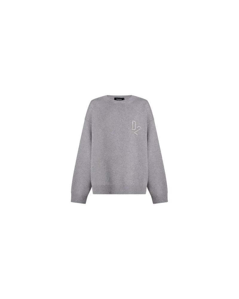 Dsquared2 STRICKWAREN - Pulloverauf YOOX.COM Grau