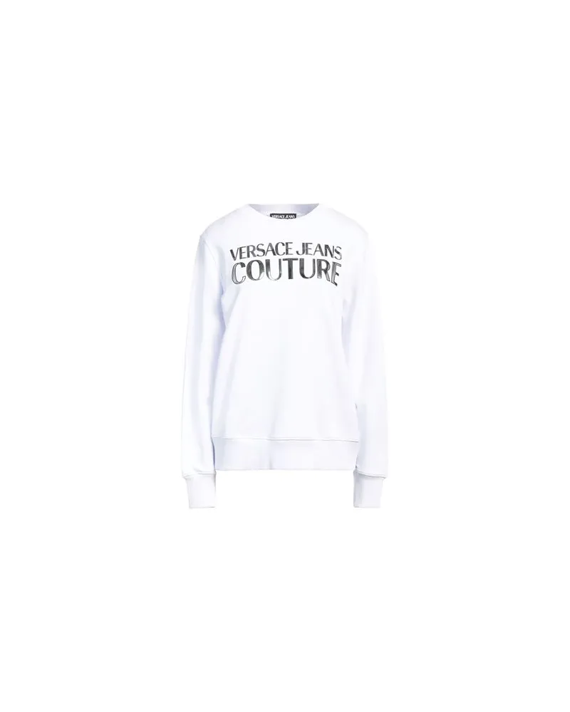Versace Jeans TOPS - Sweatshirtsauf YOOX.COM Weiß