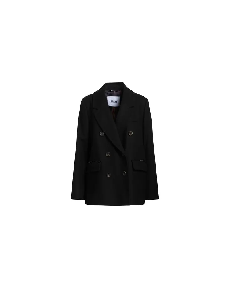 Bazar Deluxe JACKEN & MÄNTEL - Mäntelauf YOOX.COM Schwarz