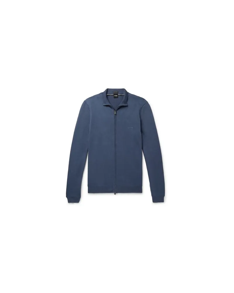 HUGO BOSS STRICKWAREN - Strickjackenauf YOOX.COM Nachtblau