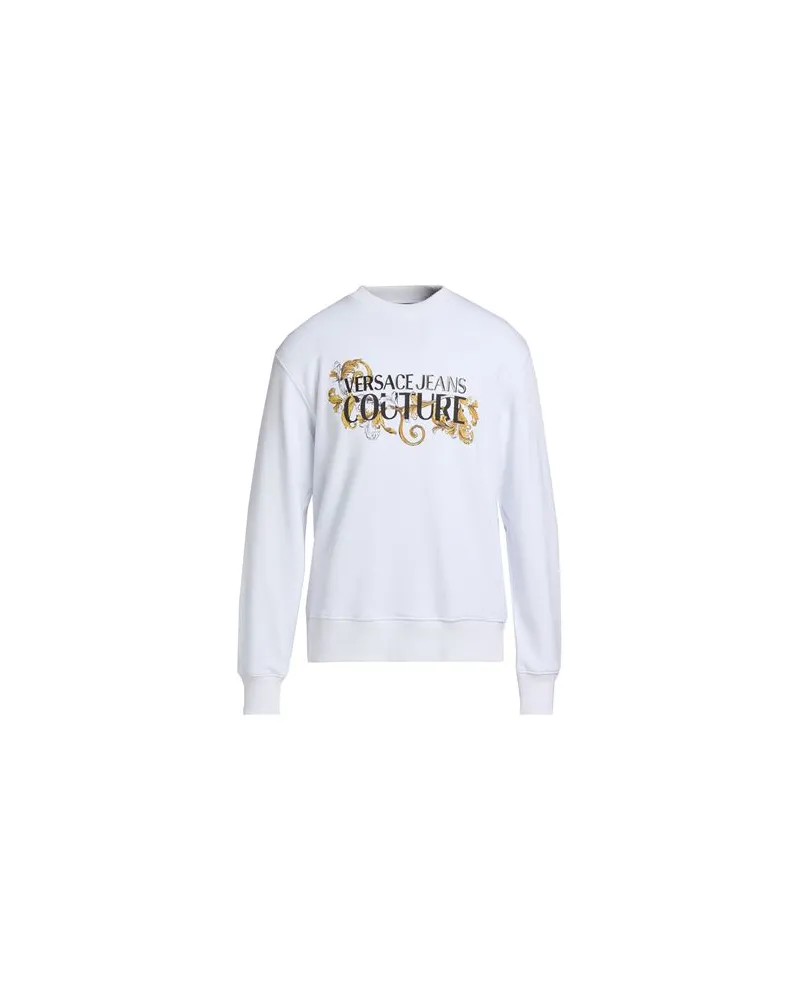 Versace Jeans TOPS - Sweatshirtsauf YOOX.COM Weiß