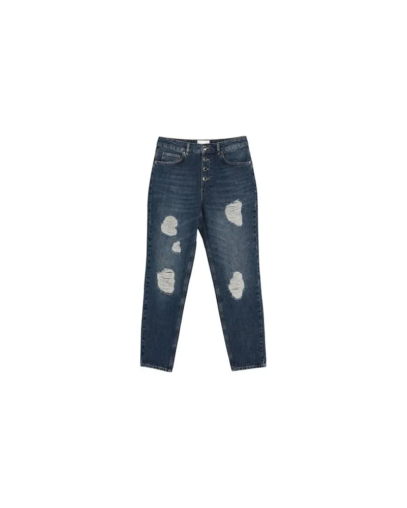 Blumarine HOSEN & RÖCKE - Jeanshosenauf YOOX.COM Blau