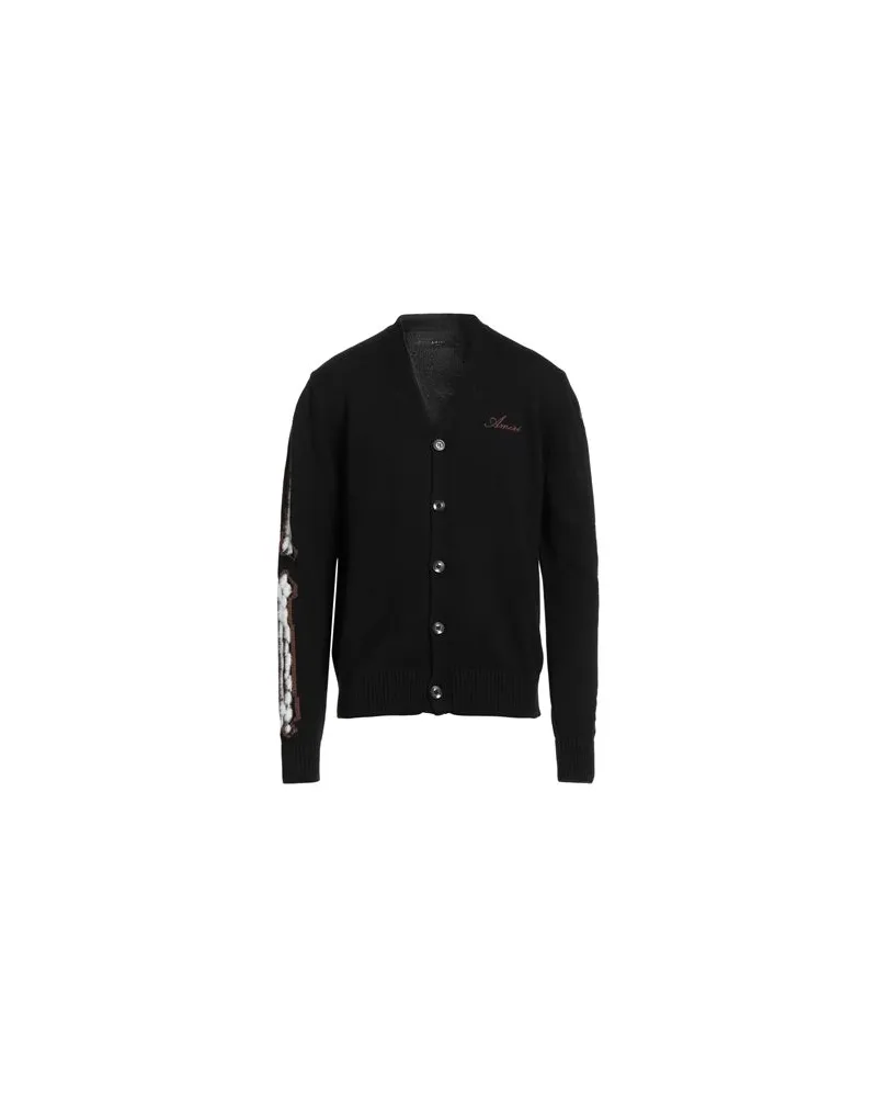 Amiri STRICKWAREN - Strickjackenauf YOOX.COM Schwarz