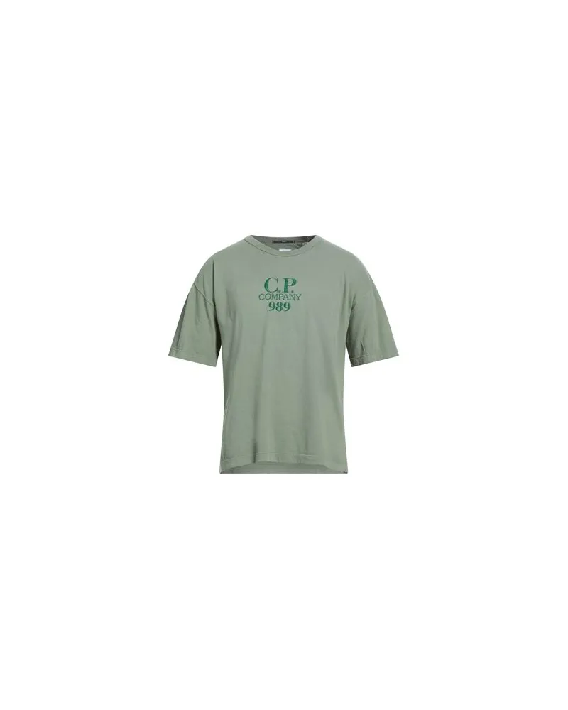 C.P. Company TOPS - T-shirtsauf YOOX.COM Salbeigrün