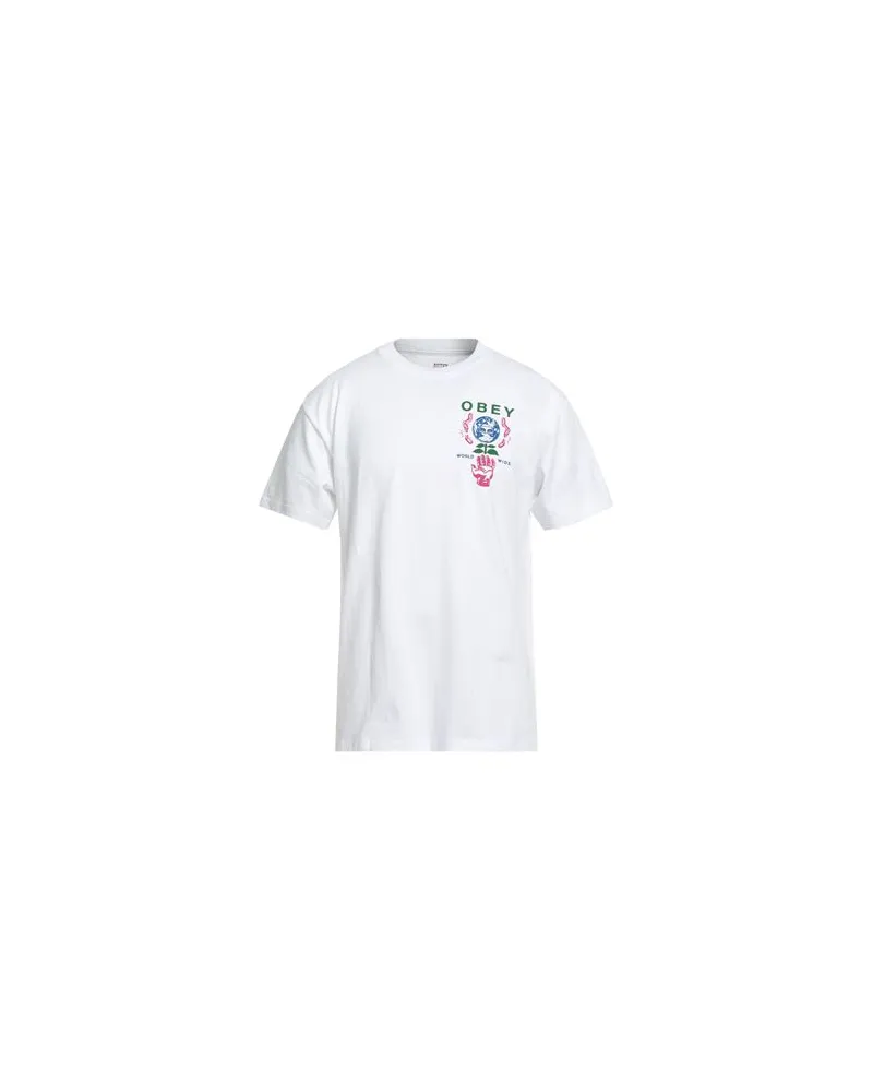 Obey TOPS - T-shirtsauf YOOX.COM Weiß