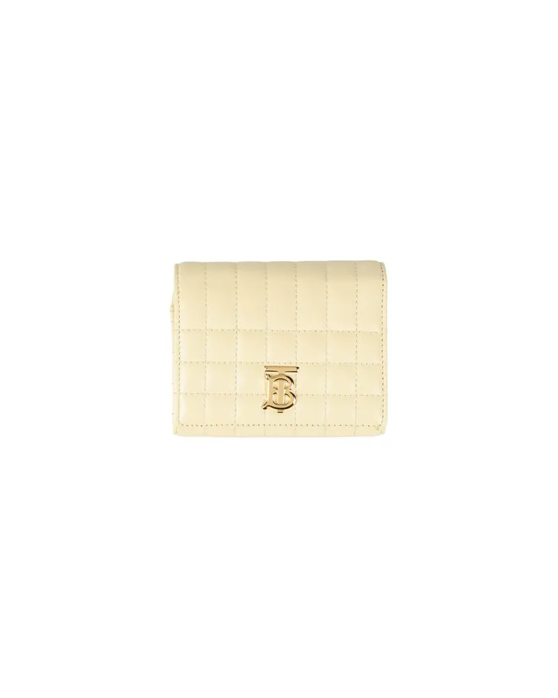 Burberry Kleinlederwaren - Brieftaschenauf YOOX.COM Pastellgelb