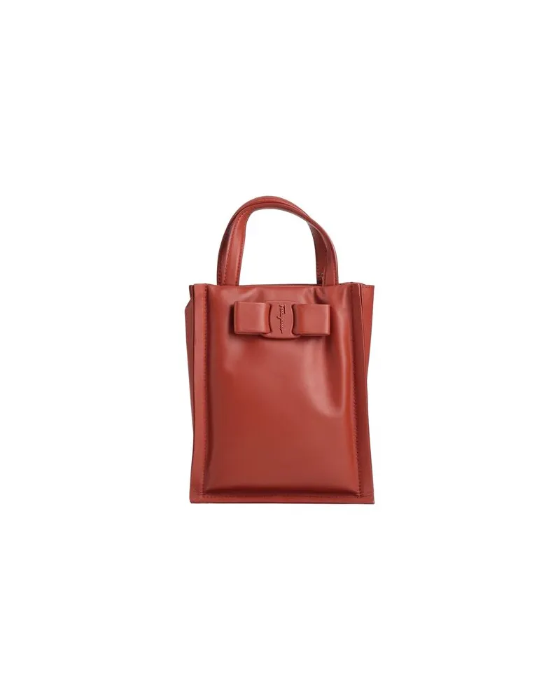 Ferragamo VIVA MINI  - TASCHEN - Handtaschenauf YOOX.COM Rostrot
