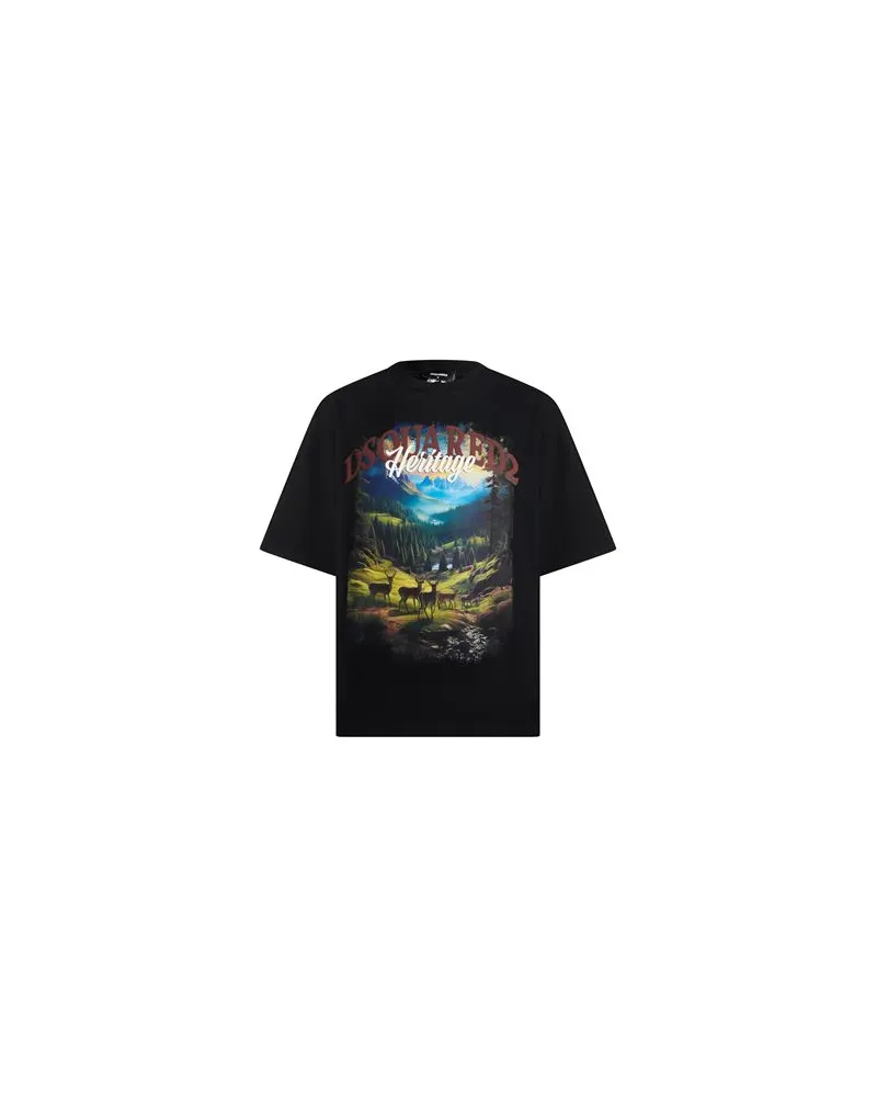 Dsquared2 TOPS - T-shirtsauf YOOX.COM Schwarz
