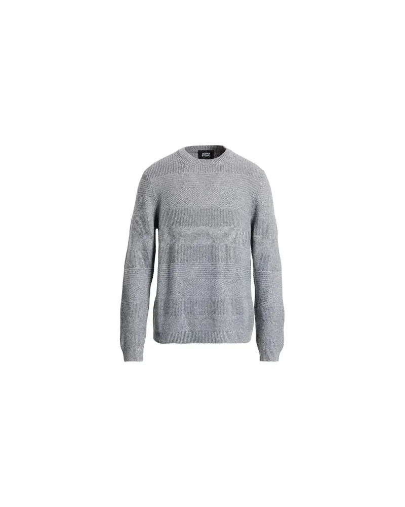 Alpha Studio STRICKWAREN - Pulloverauf YOOX.COM Grau