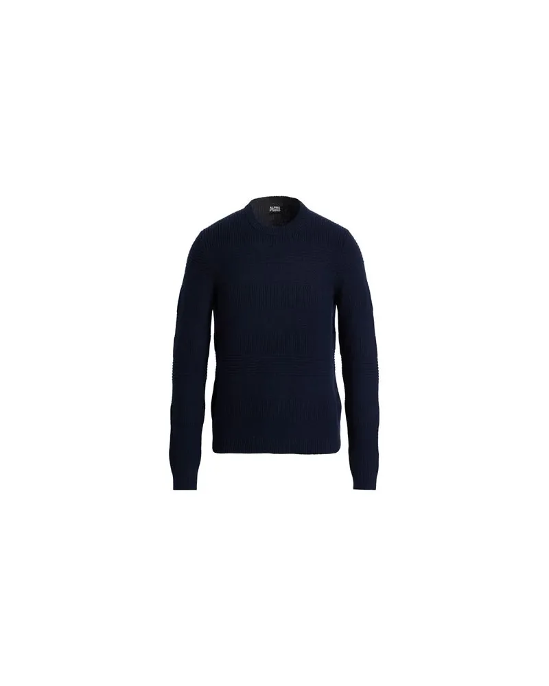 Alpha Studio STRICKWAREN - Pulloverauf YOOX.COM Nachtblau