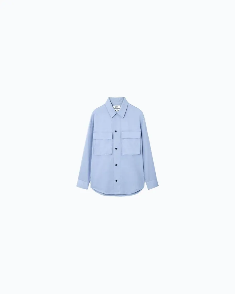 COS TOPS - Hemdenauf YOOX.COM Hellblau