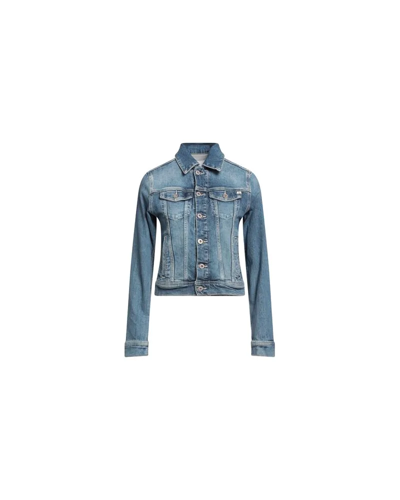 Adriano Goldschmied JACKEN & MÄNTEL - Jeansjacken/Mäntelauf YOOX.COM Blau