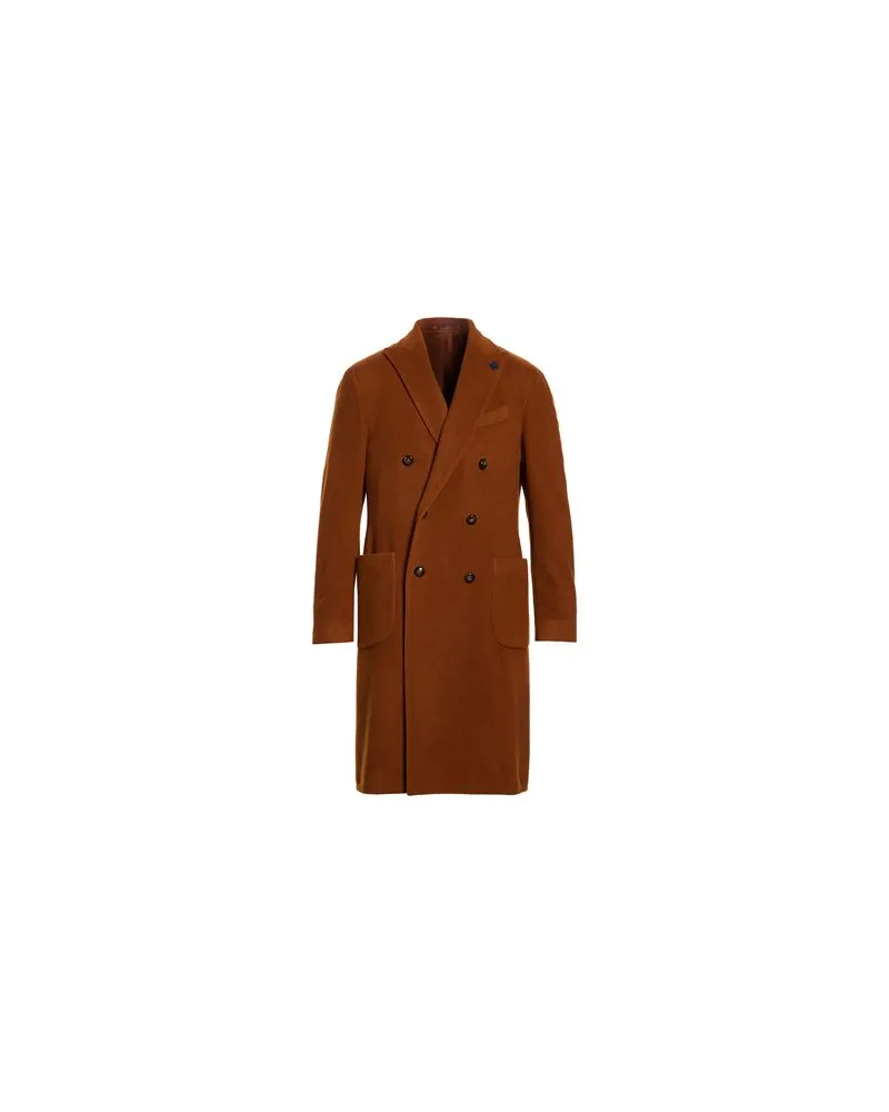 LARDINI JACKEN & MÄNTEL - Mäntelauf YOOX.COM Lederfarben