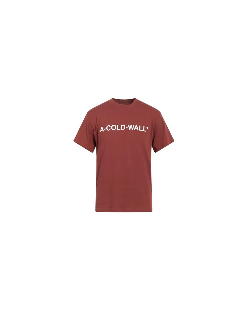 ACW* TOPS - T-shirtsauf YOOX.COM Ziegelrot