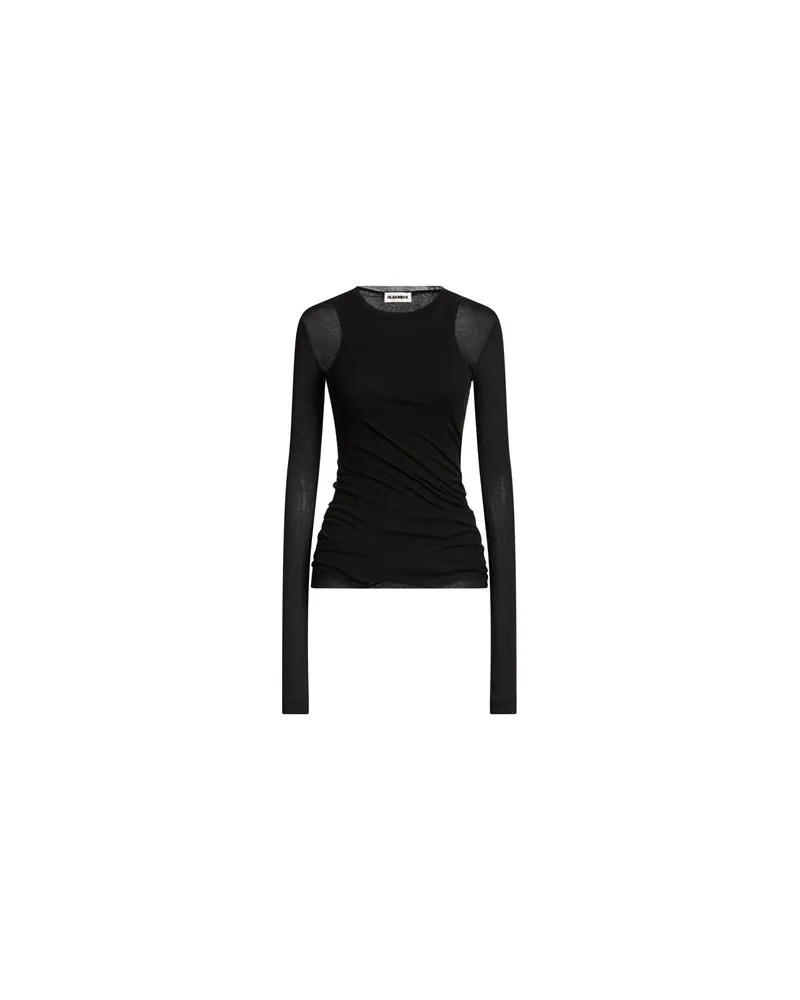 Jil Sander TOPS - T-shirtsauf YOOX.COM Schwarz