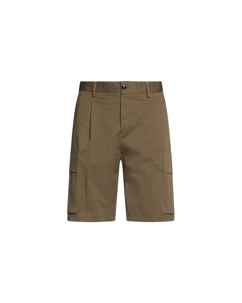 Les Hommes HOSEN & RÖCKE - Shorts & Bermudashortsauf YOOX.COM Dunkelgrün