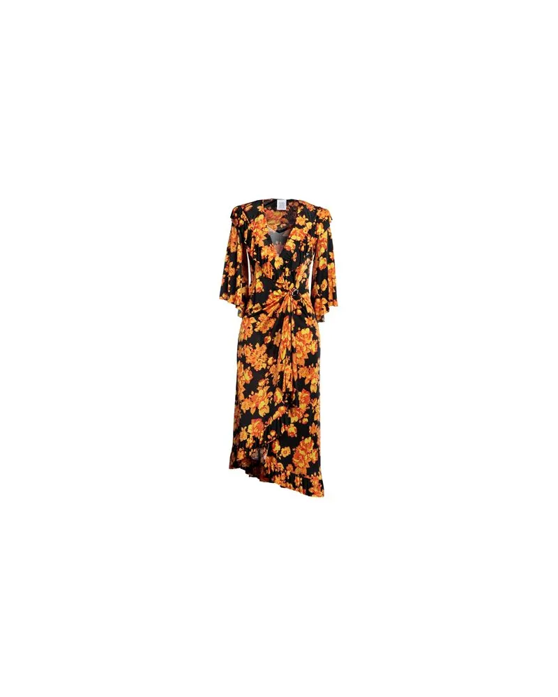 VETEMENTS KLEIDER - Midi-Kleiderauf YOOX.COM Schwarz