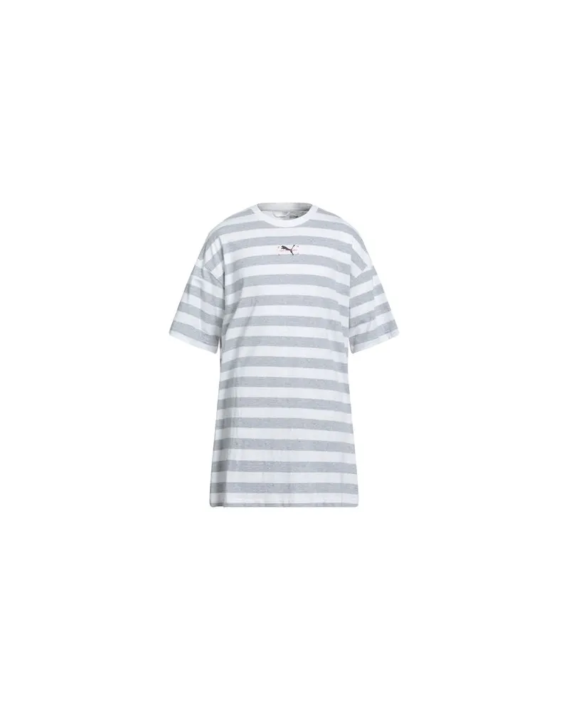 Puma TOPS - T-shirtsauf YOOX.COM Hellgrau