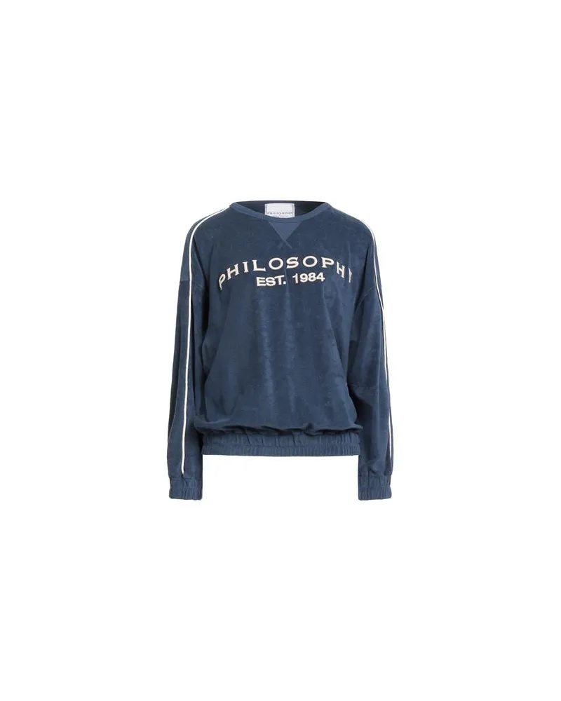 Philosophy Di Lorenzo Serafini TOPS - Sweatshirtsauf YOOX.COM Marineblau