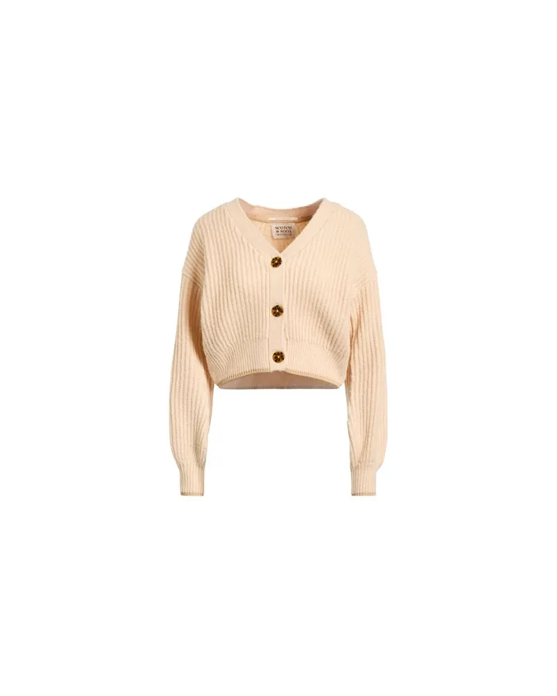 Maison Scotch STRICKWAREN - Strickjackenauf YOOX.COM Beige