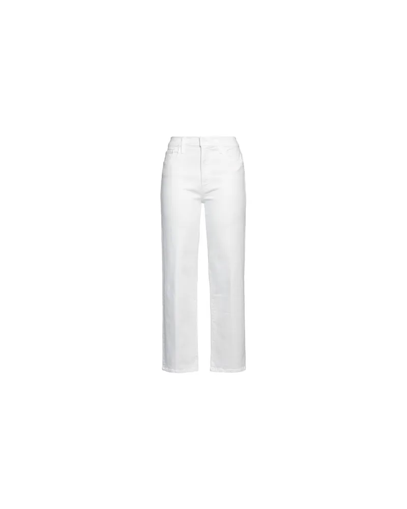 Mother HOSEN & RÖCKE - Jeanshosenauf YOOX.COM Elfenbein