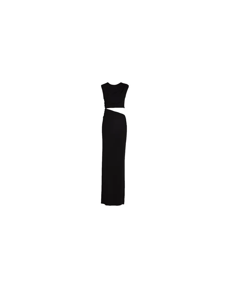 ATLEIN KLEIDER - Maxi-Kleiderauf YOOX.COM Schwarz