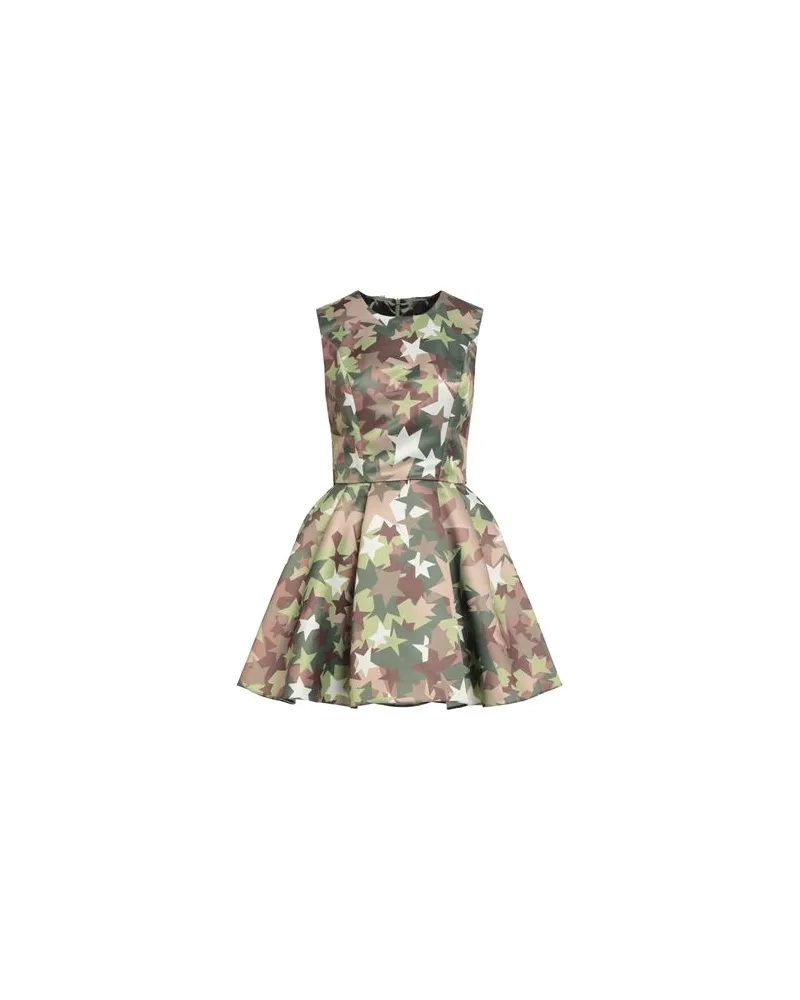Elisabetta Franchi KLEIDER - Mini-Kleiderauf YOOX.COM Militärgrün