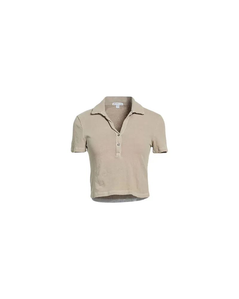 James Perse TOPS - Poloshirtsauf YOOX.COM Khaki