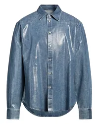 Maison Margiela Jeanshemd Blau