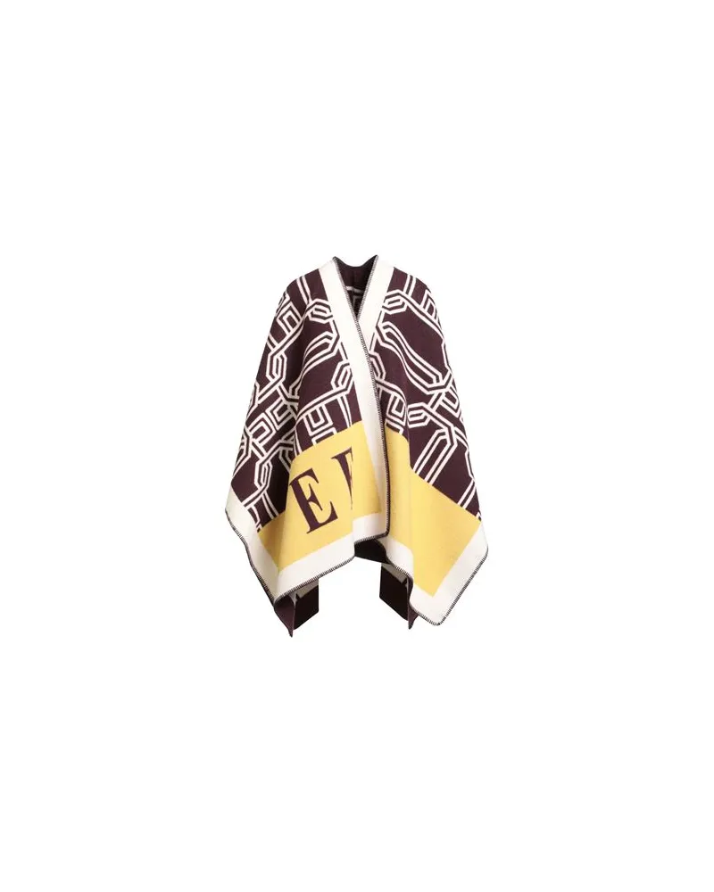 Elisabetta Franchi JACKEN & MÄNTEL - Capesauf YOOX.COM Pflaume