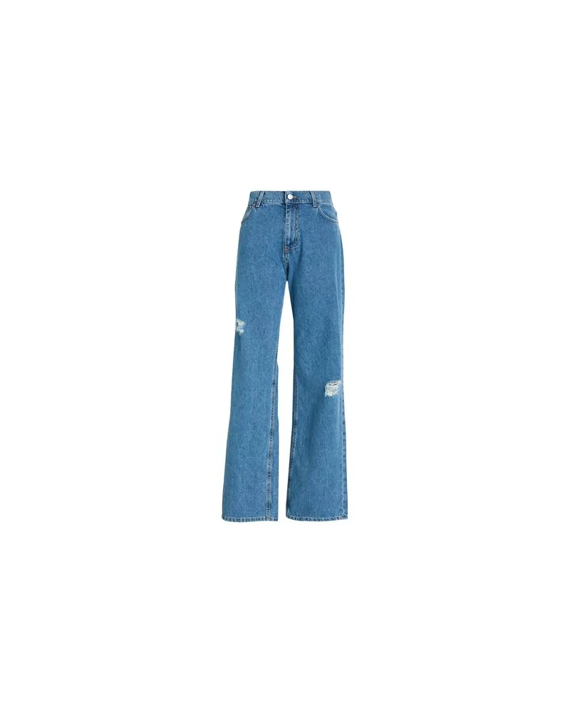 VICOLO DENIM COUTURE - HOSEN & RÖCKE - Jeanshosenauf YOOX.COM Blau