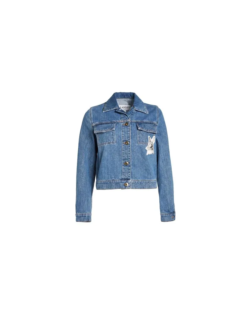 Lanvin JACKEN & MÄNTEL - Jeansjacken/Mäntelauf YOOX.COM Blau