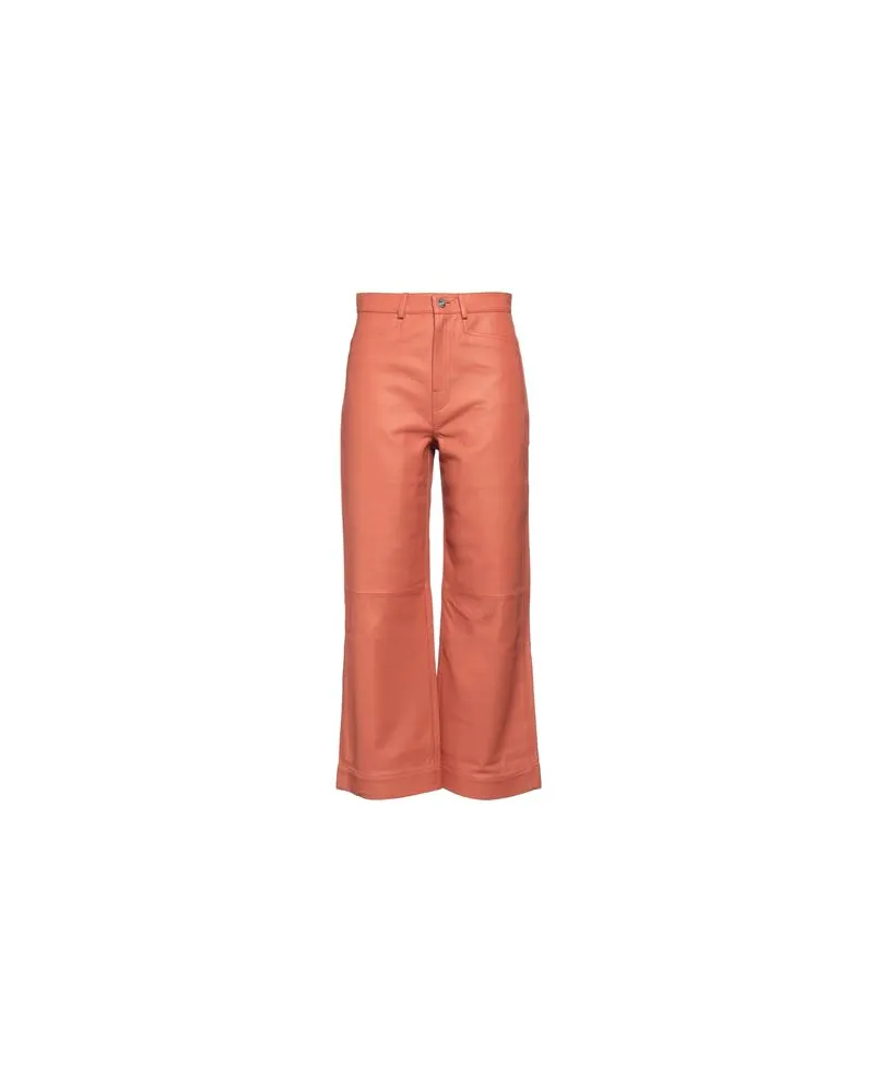 Proenza Schouler HOSEN & RÖCKE - Hosenauf YOOX.COM Rostrot